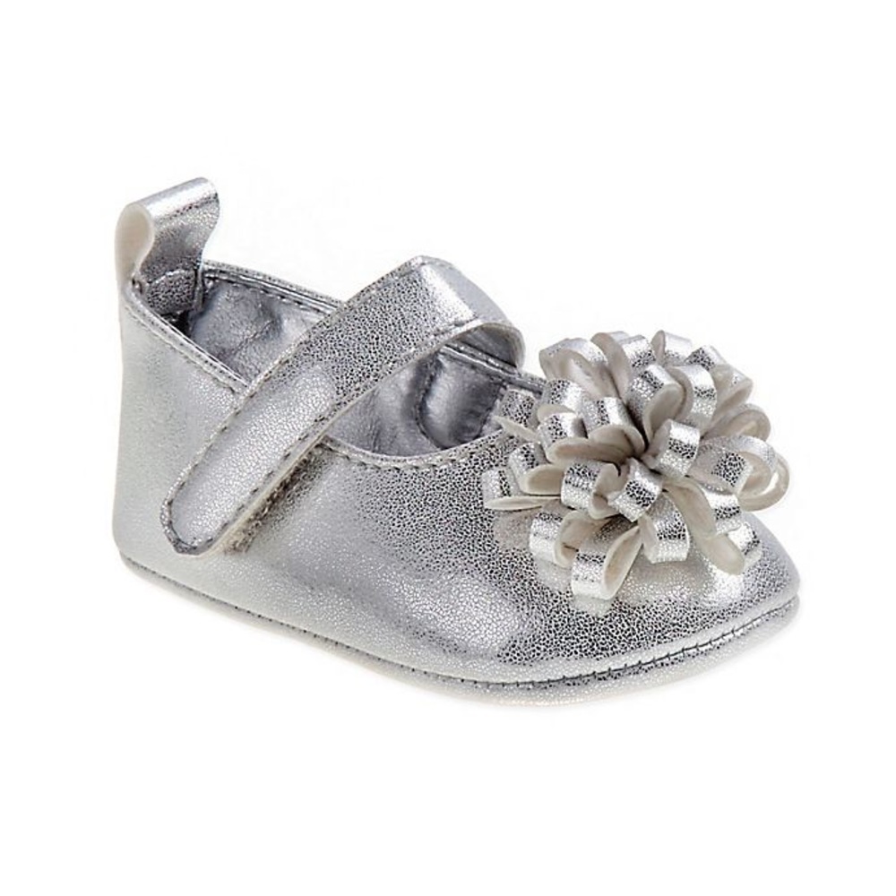 Laura Ashley Mary Jane‎ Shoes in Silver